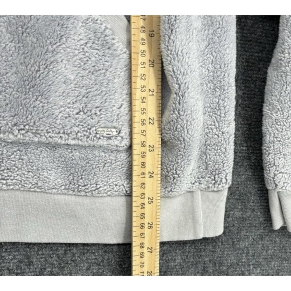 Gilly Hicks By Hollister Lounge Hoodie Sweatshirt Light Grey Size L Large - Picture 9 of 11